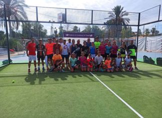 Concentración de pádel y reconocimiento a los campeones Campeonato Mixto Andalucía de Menores