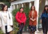 Entrega de las llaves a las artistas cuyos proyectos han sido seleccionados para desarrollar la II Experiencia Creativa ‘Casas Gemelas de Jabalcuz’
