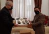 El presidente de la Diputación recibe la visita institucional del obispo de Jaén, Sebastián Chico
