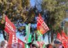 Concentración contra los ERES de Atento en Jaén