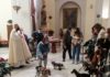 Bendición de mascotas por San Antón en la parroquia de San Juan
