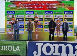 Adel Mechaal y Carla Gallardo, campeones de España de campo a través en Jaén