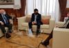 El presidente de la Diputación recibe a la presidenta de la Casa de Andalucía en Barcelona