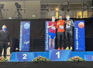 Sebastián Martos logra la plata en el campeonato de España de los 3.000 metros
