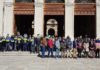 La Diputación muestra su solidaridad con el pueblo ucraniano en una concentración silenciosa