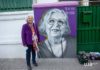 La UJA encarga a dos grafiteras retratar a Teresa Ortega y Ángeles Toledano en los muros en el Colegio Alcalá Venceslada