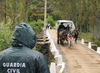 Más de 400 agentes velan por el orden público en la Romería de la Virgen de la Cabeza