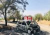 Incendio de un turismo en Mancha Real