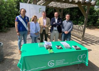 Jornada “Vía Verde del Aceite, espacio sin humo», iniciativa de la Diputación, en colaboración con la Asociación Española contra el Cáncer