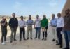 Visita a las obras que se ejecutan en el entorno del campo de fútbol de La Victoria