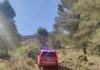 Rescate de un ciclista accidentado en La Mella