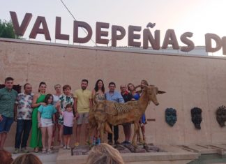 Inauguración de la Fuente del Ejido de Valdepeñas de Jaén