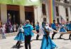 El Palacio Provincial se llena de música, danza y color en la recepción de los grupos del 35º Folk del Mundo