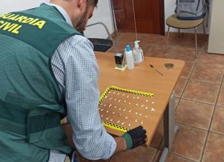 Detenidos dos personas en Martos en la venta del «menudeo» de droga