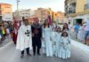 Desfile inaugural de las XVII Fiestas Calatravas de Alcaudete, que se celebran hasta el domingo