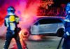 Incendio de un turismo en la Circunvalación