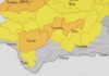 La provincia sigue en alerta naranja y amarilla y anuncio de tormentas en las sierras