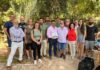 Reyes visita la Residencia de Bellas Artes de Cabra del Santo Cristo, en la que participan una decena de artistas