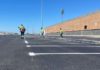 Señalización de 374 plazas de aparcamiento en estadio La Victoria, 18 para personas con discapacidad e instalación de 10 torretas de iluminación
