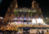 Ante la catedral de Jaén, presentación del Jaén Paraíso Interior Fútbol Sala de la temporada 2022-2023
