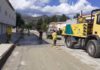 Labores de limpieza en Campillo de Arenas tras el episodio de lluvias de ayer