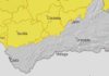 Alerta amarilla por lluvias