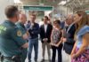 Visita de delegados de la Junta a Ibercaza