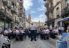 Música de banda en la calle