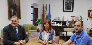 Reunión del delegado de Hacienda y Economía con la alcaldesa de Úbeda