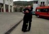 Jubilación de un bombero después de 35 años de servicio