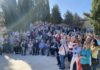 Acto tradicional en la fosa 702 del Cementerio de San Eufrasio