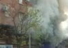 Incendio por deflagración en el Gran Eje