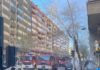 Cuatro personas han resultado afectadas en el incendio en una tintorería en el Gran Eje