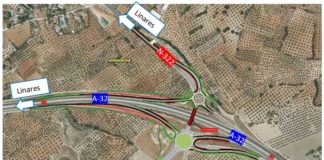 Adjudicada por 2,5 millones de euros las obras de remodelación del semienlace de la A-32 de acceso a Baeza