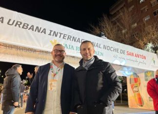 Millán agradece a Jaén el éxito de la 40 Carrera Internacional Urbana Noche de San Antón