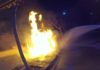 Incendio de contenedores