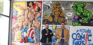Úbeda celebra el Día Mundial de Cómic con la inauguración de una mural temático