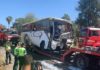 Ascienden a 39 los heridos en el vuelco de autobús en Almonte en el que ha fallecido una trabajadora