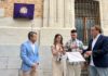 Dedicado al pintor David Padilla el Callejón de las Flores coincidiendo con el aniversario de su muerte