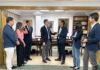 El candidato del PP a la alcaldía muestra su apoyo al Colegio de Procuradores de Jaén