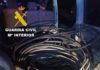 La Guardia Civil investiga a los presuntos autores de un Delito de Hurto de cable telefónico