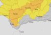 Alertas amarillas en varias provincias andaluzas