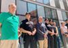 Minuto de silencio de la Policía Nacional en Jaén
