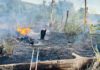 Incendio en Puente de la Sierra