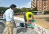 Plan de limpieza de pintadas y grafitis en la ciudad a través de la empresa concesionaria FCC