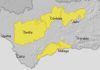 Alerta amarilla para este jueves en varias comarcas de la provincia