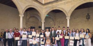Diplomas conmemorativos al voluntariado de la Noche del Patrimonio en Úbeda