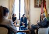 Reunión entre el alcalde de Jaén y el alcalde de Málaga