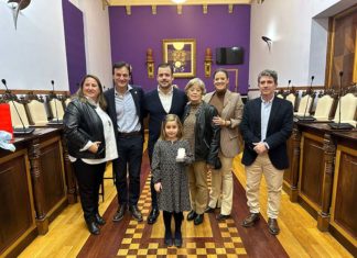 Recibimiento al árbitro internacional de waterpolo, Sergio Jiménez