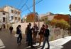 Manuel Carlos Vallejo, junto con técnicos municipales y de Endesa visitan en entorno de la catedral para trabajar en el soterramiento del cableado eléctrico